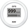 Popular 52mm Digital LED GPS Speedometer Velometer 0-999 (km/h mph knots) with Backlight 12V 24V